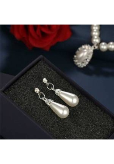 Trend Pırlanta İşlemeli İnci Takı Seti Sevgililer Günü