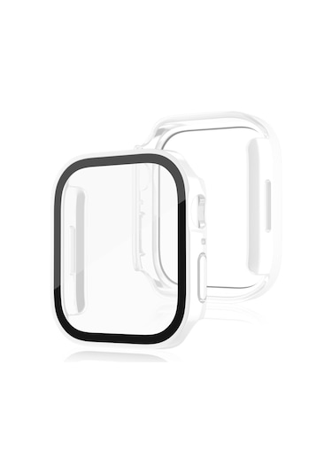 Apple Watch 6 7 8 9 40mm 41mm Uyumlu Rubber Kasa Ekran Koruyucu 360 Kılıf Kapak