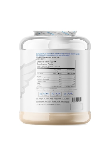 Supplementler Whey Protein 2000 G Bisküvi