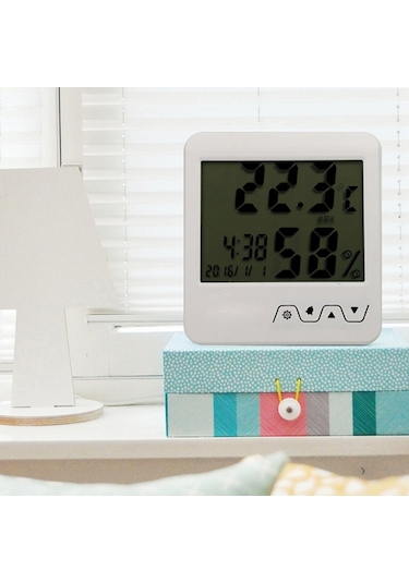 Mc505 Taşınabilir İç Mekan Termometresi Higrometre, Yüksek Versiyon