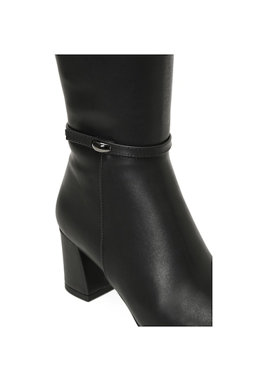 Butigo 25k-7049 5pr Siyah Kadın Topuklu Çizme 000000000102054697 Siyah