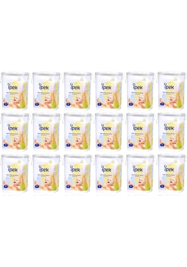 İpek Bebek Temizleme Pamuğu 60'lı 18 Paket 1080 Adet