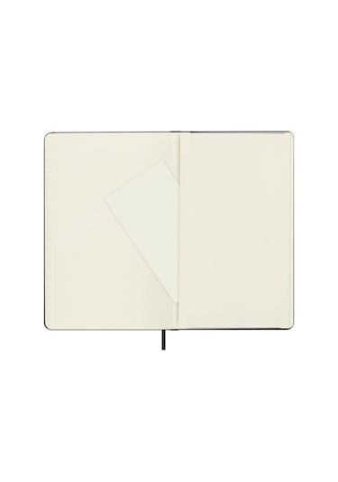 Moleskine Çizgili Siyah Defter L Boy Sert Kapak