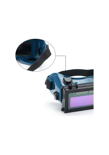 Novahub Jms Kararan Lcd Kaynak Gözlüğü, Otomatik Göz Koruma, Güneş Lityum Pil, Mıg/tıg/mma Uygun, Otomatik Karartma Filtre