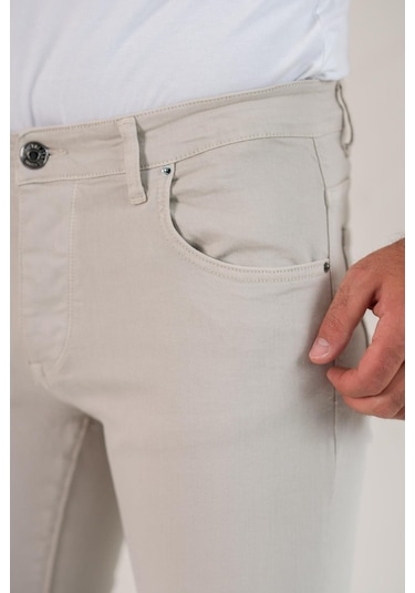 Fbı Skinny Slimfit Dar Paça Bilekten Pamuklu Kot Pantolon