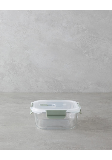 English Home Mila Borosilikat Saklama Kabı 800 Ml Yeşil Yeşil