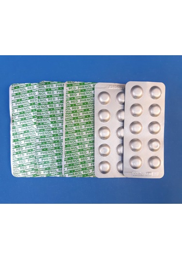 Havuz Suyu Ph Test Tableti Phenol Red 50 Tablet