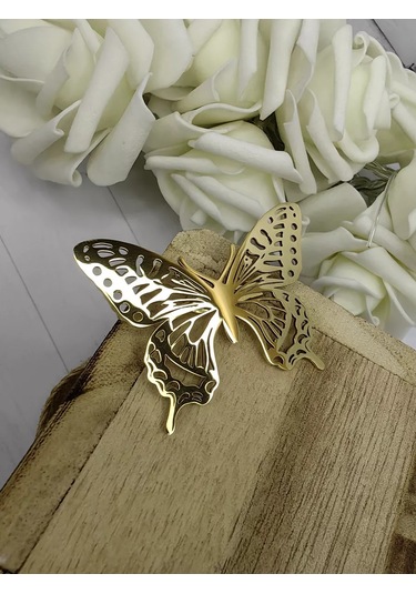 Re Chic Sh Broş "kelebek Etkisi" 183705791 Altın Rengi