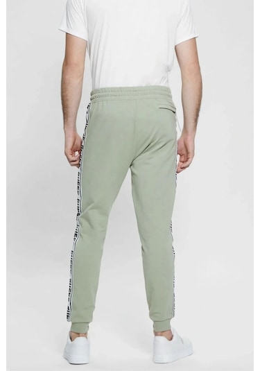 Guess Paça Lastikli Eşofman Altı Haki