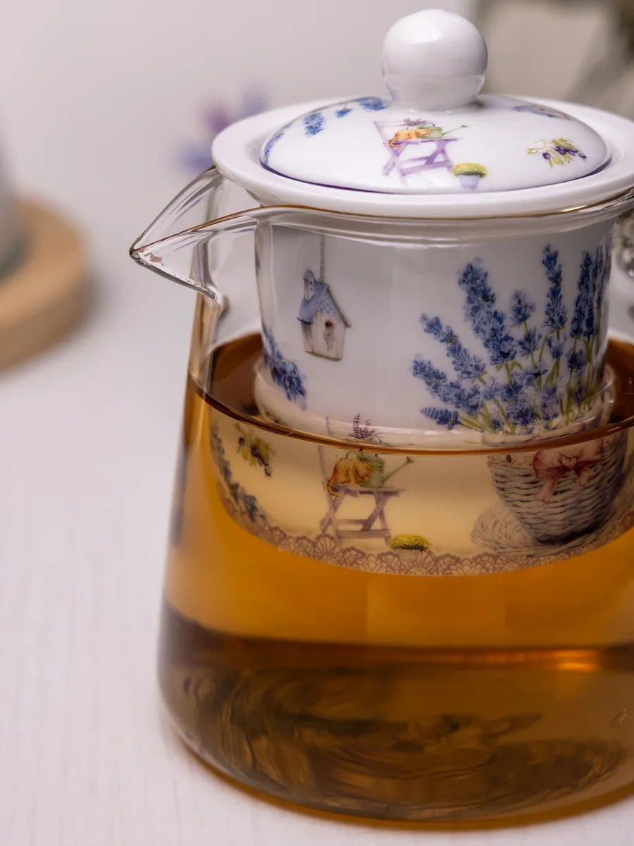 Lefard Cam Demlik, Süzgeçli, "lavanta" 400 Ml 158919054 Leylak