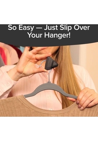 Tongxida Bosphorusboutique Kahverengi Elbise Askı Seti, 10 Adet Kancası Konnektörler Kahverengi