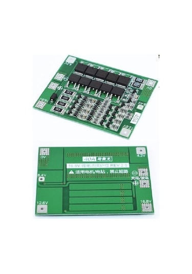 4S Bms 40A 18650 Lityum Pil Şarj Koruma Devresi (Balanslı)