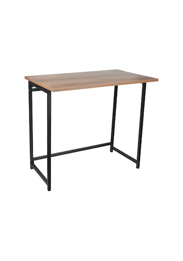 Katlanır Çalışma Masası 50X80 Cm Bilgisayar Mutfak Katlanır Masa Ceviz