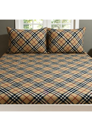 Shules Collection Ekose Çift Kişilik Çarşaf+yastık Seti %100 Pamuk Çok Renkli