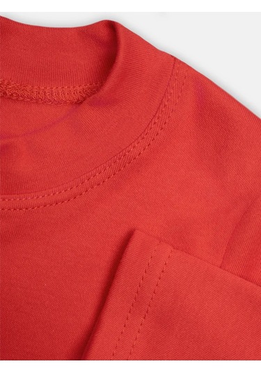 Mami-kids Uzun Kollu Yenidoğan Bebek Pijaması 351301715 Kırmızı