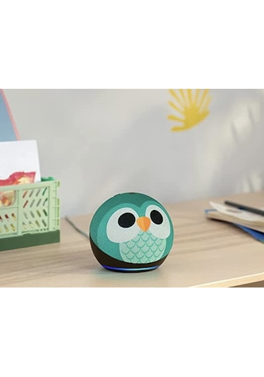 Echo Dot Kids Alexa (5. nesil) 2022 Baykuş Tasarımı