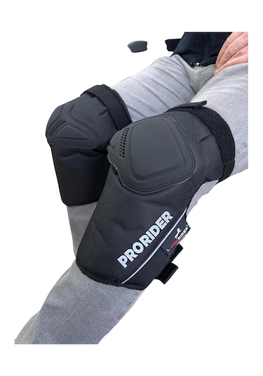 Prorıder PRD25 Yüksek Koruma Ve Ergonomik Tasarım Motosiklet Dizliği Siyah