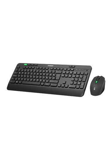Everest Km-2620 Siyah Usb Sessiz Switch İnce Kablosuz Q Multimedia Klavye + Mouse Set Everest