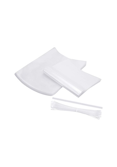 Suntek 100 Adet Şeffaf Kümes Hayvanı Shrink Torbası Çok Temizlemek