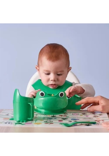 Premium Ürün Kaliteli Üretim Dayanıklı Kullanışlı 4 Parça Sevimli Çocuk Yemek Beslenme Seti Mata 4 Parça