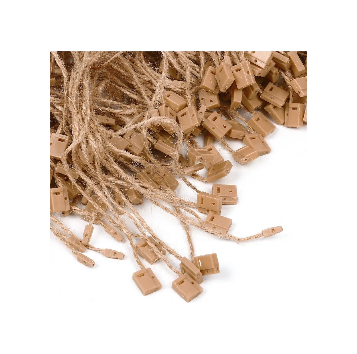 Tby 1000 Adet Kraft Şeklinde Mühürlü Ve Jüt Çekiçli Etiket Tutucu 289216600