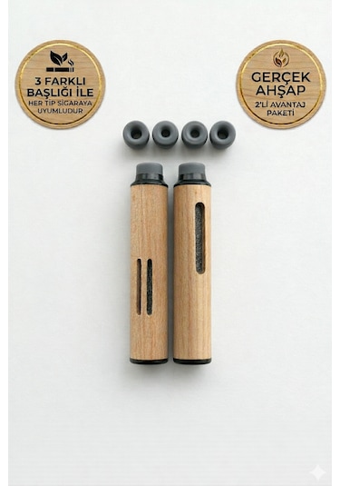 2 Li Kayın Ağacı Lüks Küllük Arabada, Ofiste, Evde Kullanım