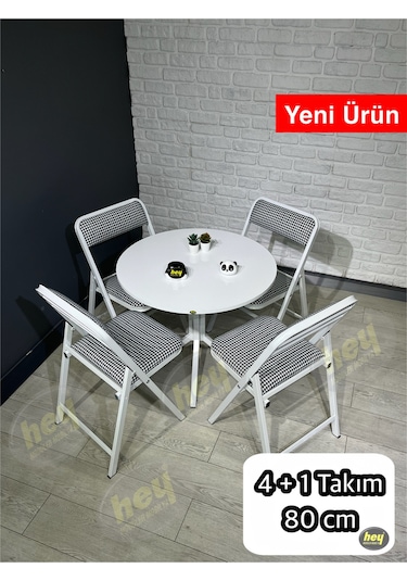 Aras 4 Kişilik Yuvarlak Mutfak Yemek Masası Takımı 4+1 Beyaz Kazayağı Kumaş 80 Cm Beyaz-kazayağı Aras 4 Kişilik Yuvarlak Mutfak Yemek Masası Takımı 4+1 Beyaz Kazayağı Kumaş 80 Cm Beyaz-kazayağı