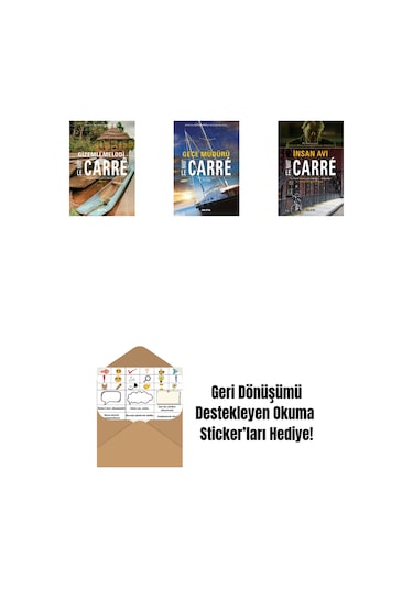 Gizemli Melodi + Gece Müdürü + İnsan Avı + Okuma Sticker'ları