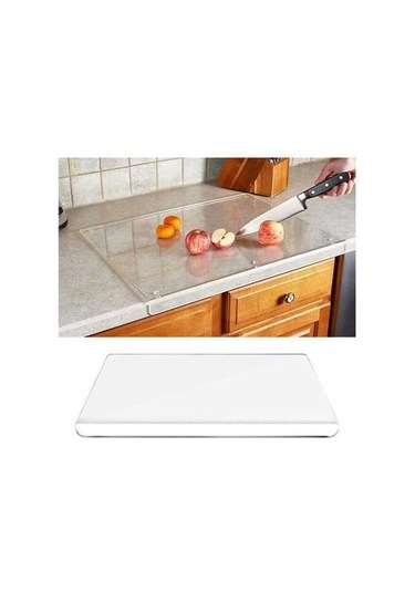 Primepickings Yx048 Şeffaf Akrilik Meyve Kesme Tahtası - Kaymaz Matlı Diğer