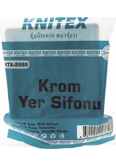 Knıtex Krom Yer Sifonu 2669 Gri