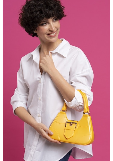 Sisley Sly 004 El Çantası Std / Sarı Sarı