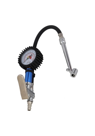 Suofeng 12 Bar Alüminyum Lastik Basınç Test Cihazı, 55mm Ekran, Çift Ölçüm Birimi, Bakır Otomatik Tutucu, Hava Sızıntısı Yok