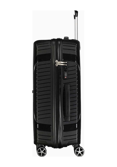 Benetton Orta Boy %100 Polipropilen Valiz Siyah Bnt3000