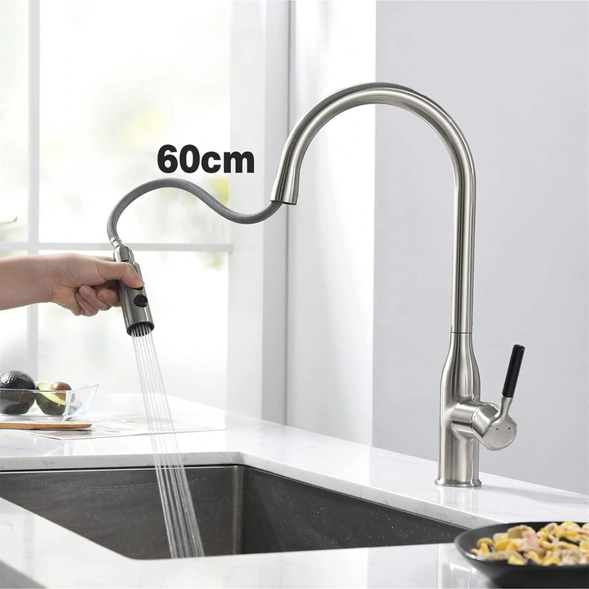 Boheme Power İnox Spiralli Evye Bataryası Inox