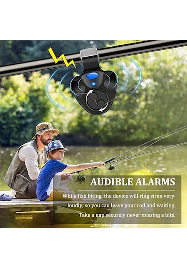 MSO Olta Balıkçılık Kamış Misina Balık Ses ve Işık Alarm