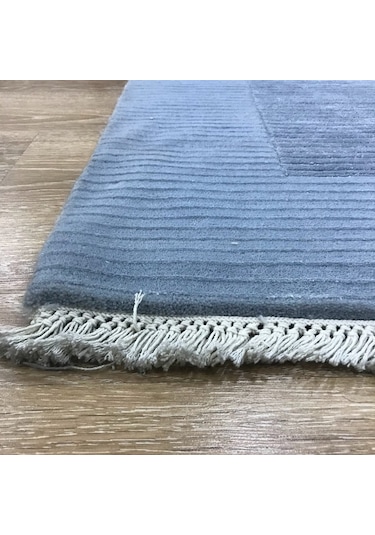 Hoom Rugs 2665 Blue/566 İthal El Dokuma Özel Halı Mavi