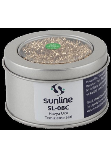 Sunline Sl-08c Reçineli Havya Ucu Temizleme Teli