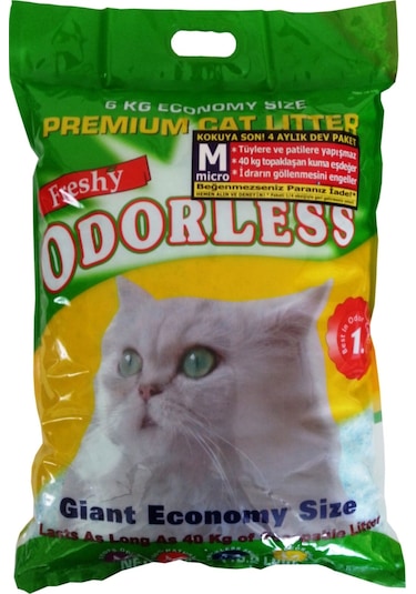 Freshy Odorless Süper Emici Micro Silika Kedi Kumu 3.8 L