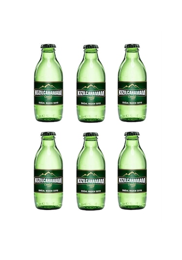 Kızılcahamam Çamlık Doğal Maden Suyu Sade 200 Ml X 6 Adet