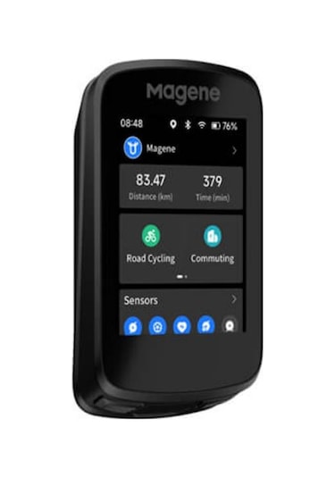 Magene Smart C606 Gps Bisiklet Bilgisayarı Dokunmatik Siyah