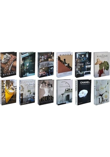 Dekoratif Kitap Kutu 19x27 Cm