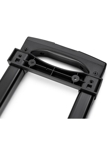 Homyl Yedek Seyahat Bagaj Teleskopik Sap Alüminyum 36.6 Inç Siyah