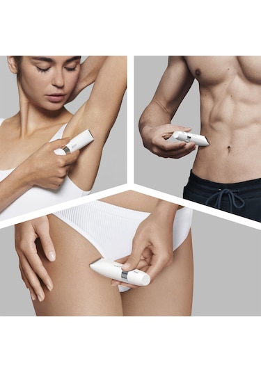 Braun Body Mini Trimmer BS1000 Islak & Kuru Vücut Tüy Kesme Makinesi + Pil + Temizleme Fırçası
