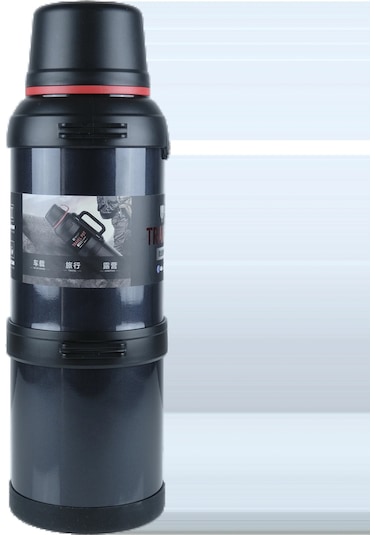 Termos 4lt 48 Saat Soguk Ve Sıcak Tutma Özelliği Vardır Vakumlu Yalıtımlı Çelik Kasadır Gri