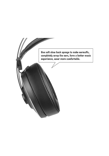 Reedark Kubite T-803 Profesyonel Stüdyo Kulaklığı - 50mm Hoparlör, 32 Ohm, 10hz-30khz Frekans Aralığı Siyah