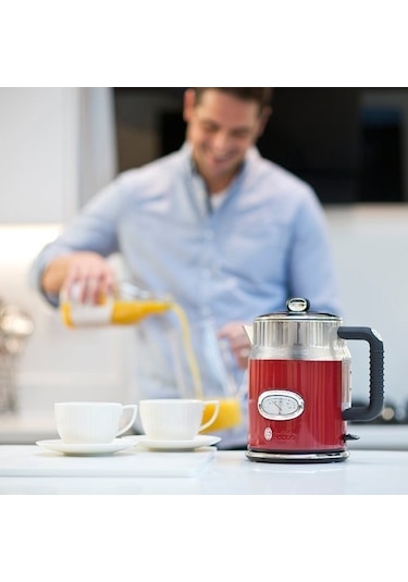 Russell Hobbs 21670-70 Retro Ribbon 1700 ML Paslanmaz Çelik Su Isıtıcı Kettle