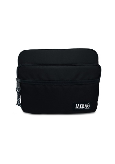 Jacbag Siyah Üç Bölmeli Tablet Ve Telefon Çantası/kılıfı - Kadın/erkek Tablet Kılıfı