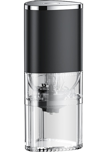 Youmex Evde Kullanım İçin Elektrikli Kahve Fincanı, İnce Toz Haline Getiren Otomatik Değirmen, Tıbbi Bitkiler İçin De Faydalı, 25g Ölçekli, Usb Şarjlı Siyah