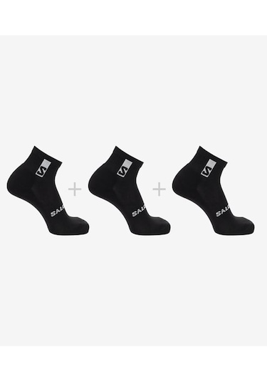 Salomon Lc20866 Everyday Ankle 3 Pack Çorap - Siyah-siyah Siyah Salomon Lc20866 Everyday Ankle 3 Pack Çorap - Siyah-siyah Siyah