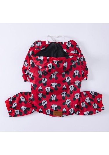 Pettrend Mickey Mouse Tulum Yağmurluk Köpek Kıyafeti Köpek Yağmurluğu